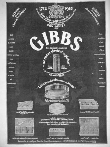 Publicité 1915 savon - publicitÉ,