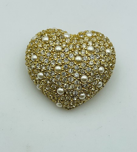 Broche cœur plaqué - en,