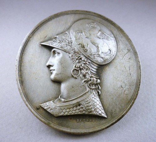 Médaille art nouveau bronze - art,