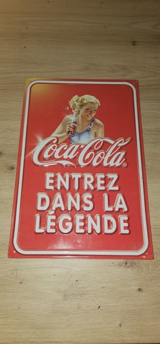 Plaque metallique coca cola - plaque,