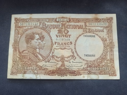 Belgique francs 1929 - 20,