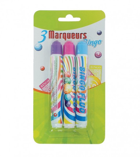 Lot marqueurs fluo 20 ml - 3,