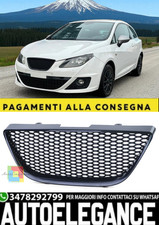 Grille Sportive En Nid D'Abeille Noire Sans Emblème Pour SEAT IBIZA 6J
