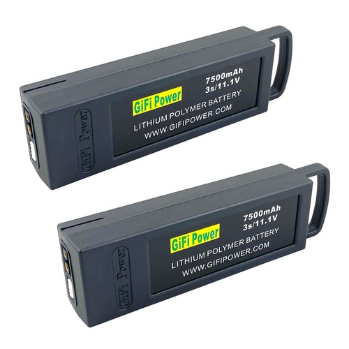 Pack 7500mah lipo battery - 2-pack,