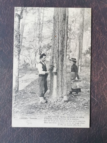 Cpa landes résinier - 40,