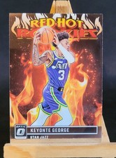 Keyonte George Rc Red Hot Rookies Panini Optic 2023-2024 Utah Jazz