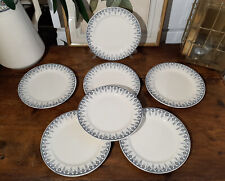 7 Assiettes desserts Sarreguemines Alger