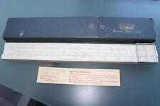 Règle à calculer en bambou