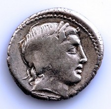 Republic Romana-Anónima. Denarius 86 a. C. Roma. Silver 3,8 G