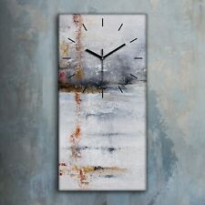 Horloge murale sur toile 30x60