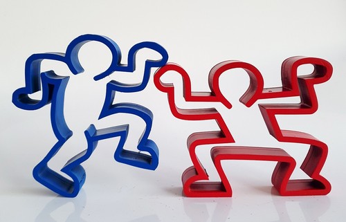Sculpture duo boys - duo, 2
