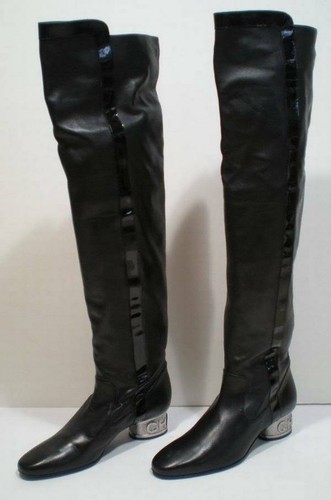 Chanel black leather - chanel,