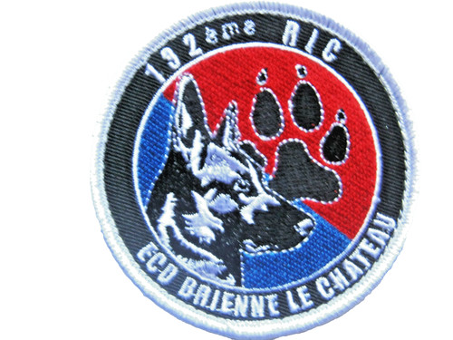 Ecusson chien infanterie - chien,