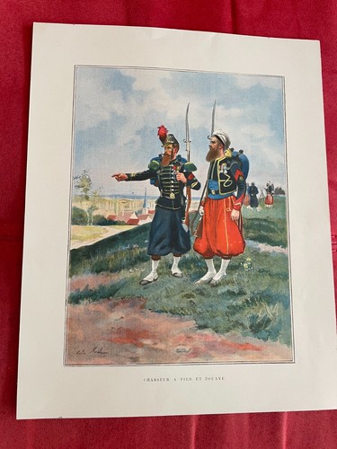 Lot lithographies militaires - lot,