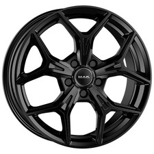JANTES ROUES MAK EPICA POUR AUDI A1 ALLSTREET 7.5X17 5X100 GLOSS BLACK FGL
