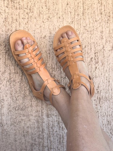 Sandales gladiateur grecques - sandales,