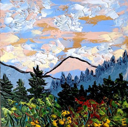 Tableau original montagne