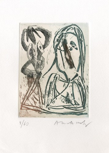 Pierre alechinsky estampe - pierre, alechinsky,
