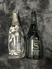 Bouteille vide de champagne