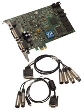 Digigram VX222e with analog and AES cables - Stereo PCI Express sound card