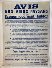 [AFFICHE COMMUNISTE] "Avis aux