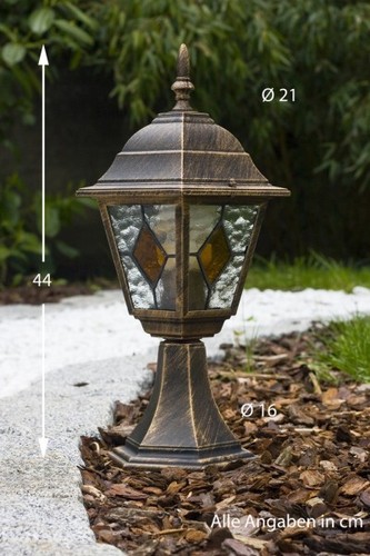 Lanterne jardin patinée - jardin,