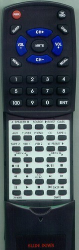 Replacement remote for - remote, onkyo