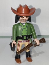 PLAYMOBIL FIGURINE BANDIT HORS-LA-LOI PISTOLET COWBOY OUEST REF 71862 DILIGENCE