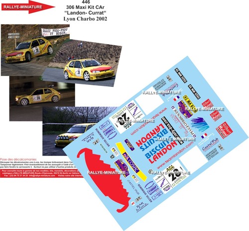 Decals ref 0446 peugeot - 0446,