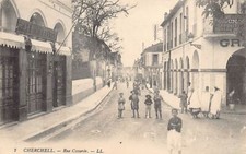 Algérie - CHERCHELL - Rue Césarée - Café de la Bourse - Ed. Lévy L.L. 2