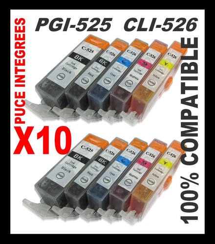 Compatible pgi525 cli526 - 10,