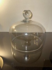 Ancienne cloche à fromage 19ème en verre