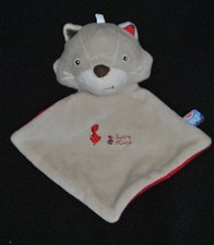 ?Doudou Plat Ecureuil SUCRE D'ORGE Chat Raton Laveur Triangle Gris TTBE