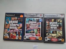 LOT GTA Vice City + GTA San Andreas + GTA Vice City Stories sur PS2 !!!