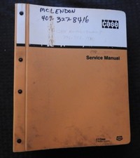 Véritable Case 1700 Mini Chargeur Tracteur Service Réparation Manuel Très Bonne