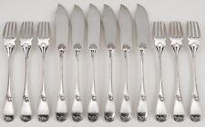 COUVERTS À POISSON en MÉTAL