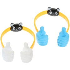  2 PCS Pied Pour Telephone