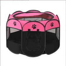Enclos pour Animaux, Parc pour Chiots,Cage de Chiens Portable, Parc Portable ...