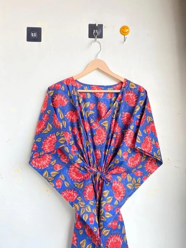 100 coton caftan indien fait - indien,