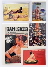 5 CARTES POSTALES FEMME - SEXY