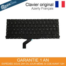 CLAVIER FRANÇAIS FR AZERTY ORIGINAL APPLE MACBOOK PRO 13" RETINA A1425 2012/2013