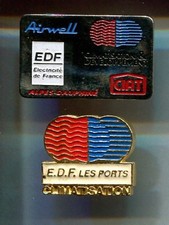 2 RARES PINS PIN'S .. EDF GDF