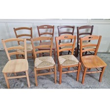 Ensemble De 8 Chaises En Bois