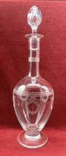SAINT LOUIS MADRID WINE DECANTER KARAFFE CARAFE A VIN EAU CRISTAL GRAVE EMPIRE