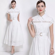 Robe Longue Blanche Élégante