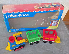 vintage lot 2  ancien  jouet  fisher price train circus