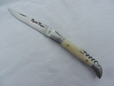 couteau pliant Laguiole Bougna manche os tire bouchon