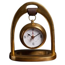 Horloge à poser cuivre Etrier