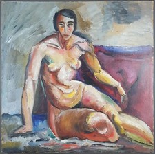 Ancien Tableau "Nu Féminin"