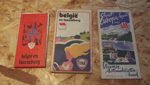 Lot cartes routiere fina - de,